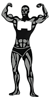 Muscle man Bottle opener