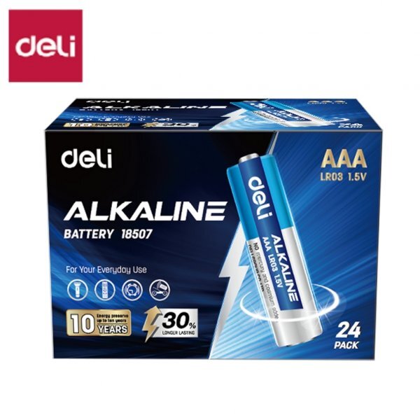 DELI 18507 LR03 ALKALINE BATTERY AAA-pcs