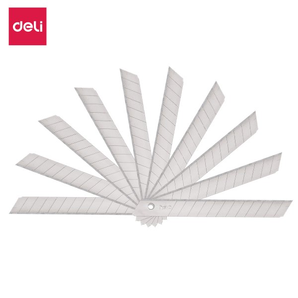 DELI E2012 CUTTER BLADES 10/PKT - 9MM