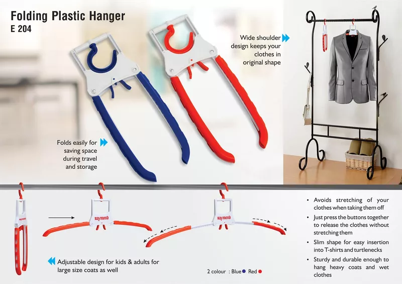 Folding Plastic hanger
