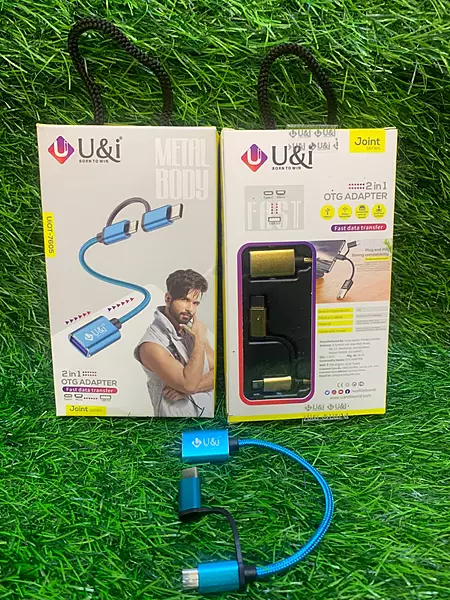 U & I 2 IN 1 OTG ADAPTER UIOT-7605