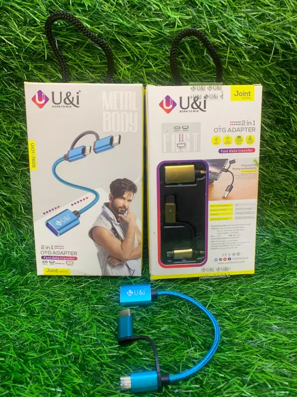 U & I 2 IN 1 OTG ADAPTER UIOT-7605