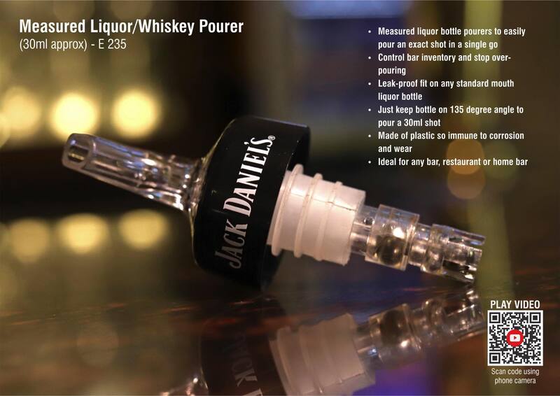 Measured Liquor/whiskey pourer