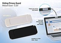 Sliding privacy guard webcam cover