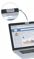 Sliding privacy guard webcam cover