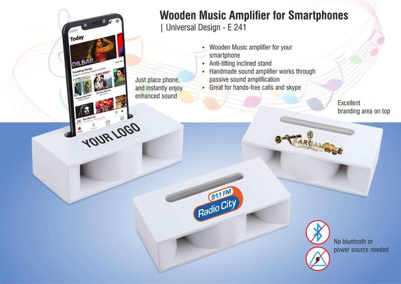 Wooden Music Amplifier for Smartphones
