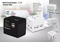 World travel Adaptor with Double USB
