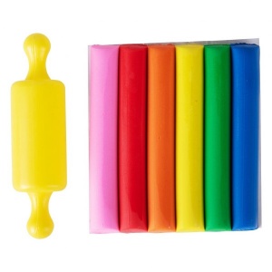 DELI D75011-CN PLASTICINE 60G 6 COLORS