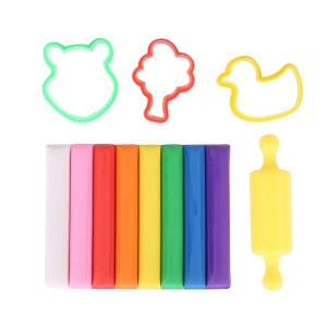 DELI D75021-CN DOUGH-IT CLAY 100G 8COLORS