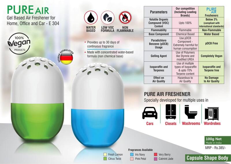 Pure Air: Gel based air freshener