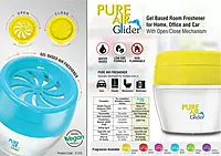 Pure Air Glider: Gel based room freshener for Home, Office and Car