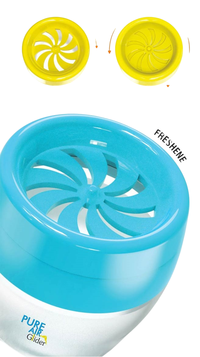 Pure Air Glider: Gel based room freshener for Home, Office and Car