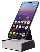 Metal mobile stand with Writing pad holder