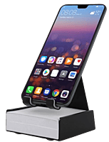 Metal mobile stand with Writing pad holder