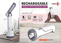 Rechargeable Torch with Folding Lamp