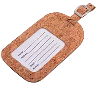 Cork Luggage tag