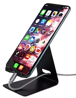 Metal mobile stand with top adjustable neck