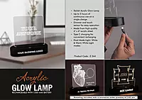 Acrylic Glow Lamp – Rechargeable|