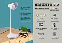 Brighto 2.0 : Rechargeable LED lamp