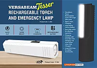 VersaBeam Tesser: Rechargeable Torch with Emergency Lamp | Type C Charging