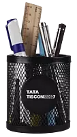 Orbit Wave: Round Wiro tumbler with S shape partition & Round Branding Plate