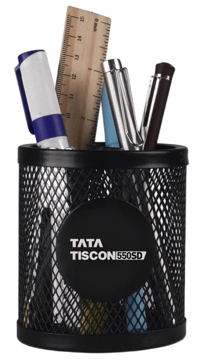 Orbit Wave: Round Wiro tumbler with S shape partition & Round Branding Plate