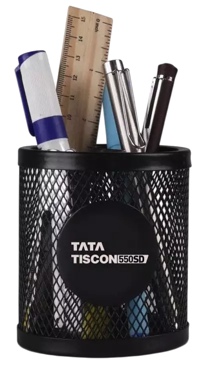 Orbit Wave: Round Wiro tumbler with S shape partition & Round Branding Plate