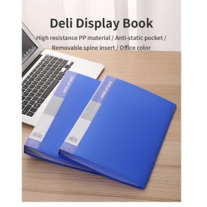 DELI DISPLAY BK A4 60 POCKETS REF:38148