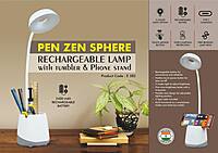 PenZen Sphere: Rechargeable lamp with tumbler & Phone stand