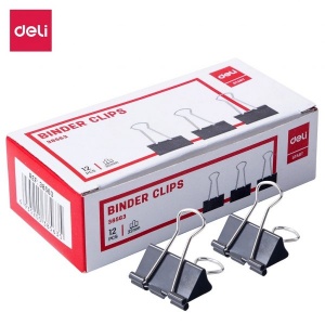 DELI E38563 BINDER CLIPS 32MM