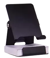 TiltX Pad: Large size Adjustable metal mobile stand with writing pad
