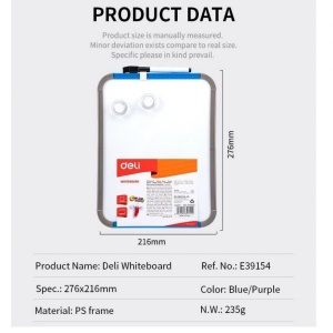 DELI E39154 MAGNETIC WRITING BOARD 1x1