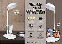 Brighto Square: Rechargeable LED Lamp with Mobile stand