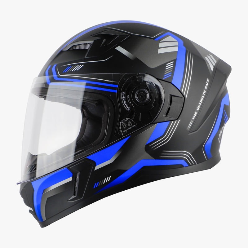 STEELBIRD SBA-21 RAPTOR ULTIMATE RACE MATT BLACK/BLUE C/V (M)