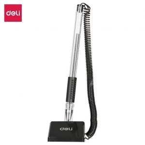 DELI 6791 GEL PEN DESK STAND 0.5MM BLACK