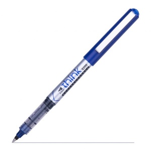 DELI Q20030 THINK ROLLER PEN 0.5MM BLUE