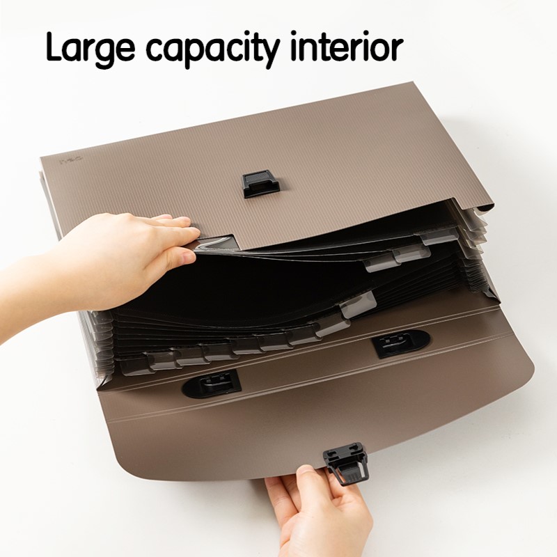 DELI E5557 EXPANDING FILE A4 13 POCKETS