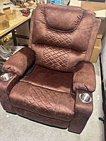 Power Lift Recliner Massage Chair（ Reddish）