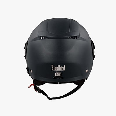 STEELBIRD SBH-31 DRX DASHING BLACK D/V (L)