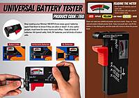 Power Plus universal battery tester