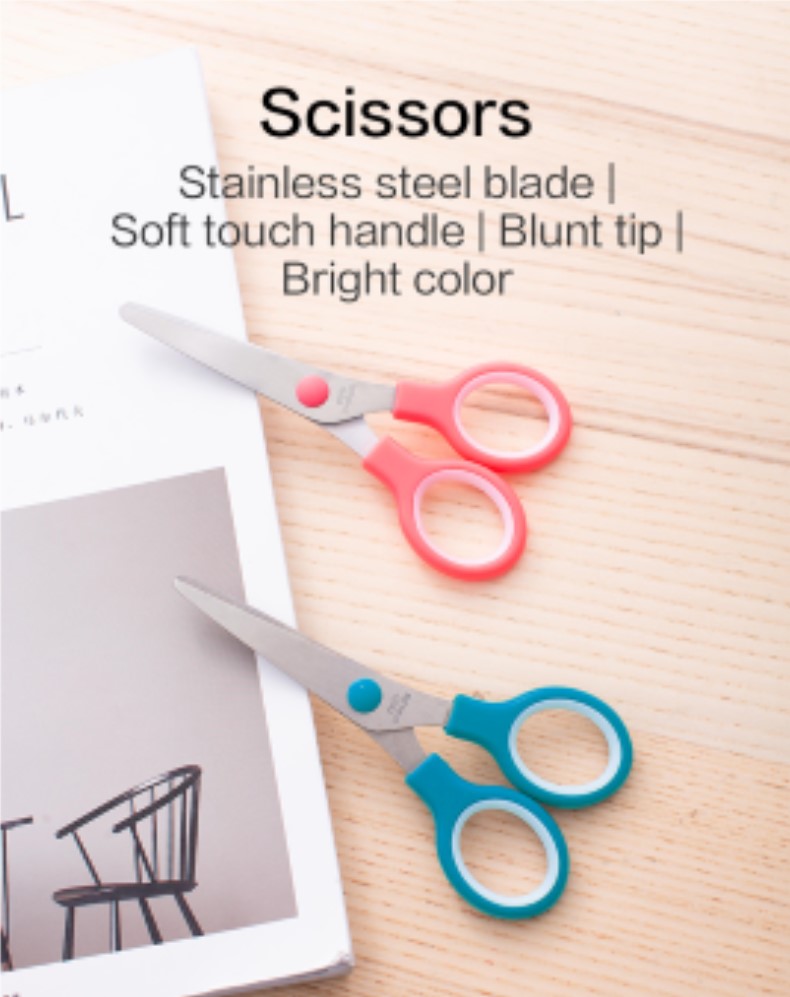 DELI E6007 SCHOOL SCISSOR 5.28" 132MM