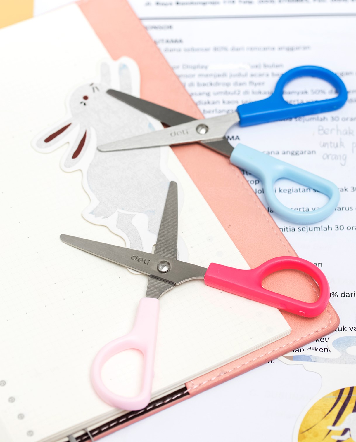 DELI E6021 SCHOOL SCISSOR 4.8" 120MM