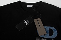 Playera Dior Logo Azul Estilo Minimalista de Lujo
