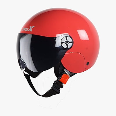 STEELBIRD SBH-16 REX GLOSSY RED C/V (M)