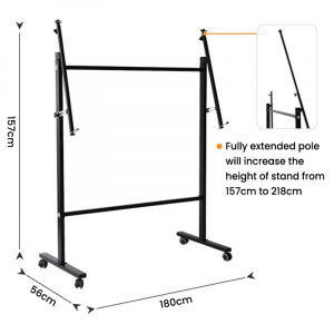 DELI E7830 WHITEBOARD STAND BLACK
