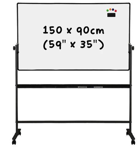 DELI E7883 5x3FT MOBILE WHITEBOARD