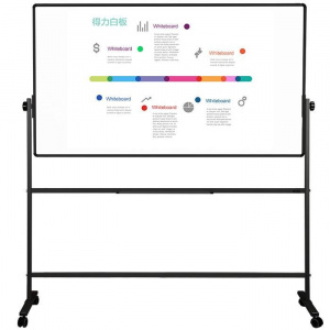 DELI 7884 6x3FT MOBILE WHITEBOARD