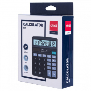 DELI EASY E837 CALCULATOR 12-DIGIT