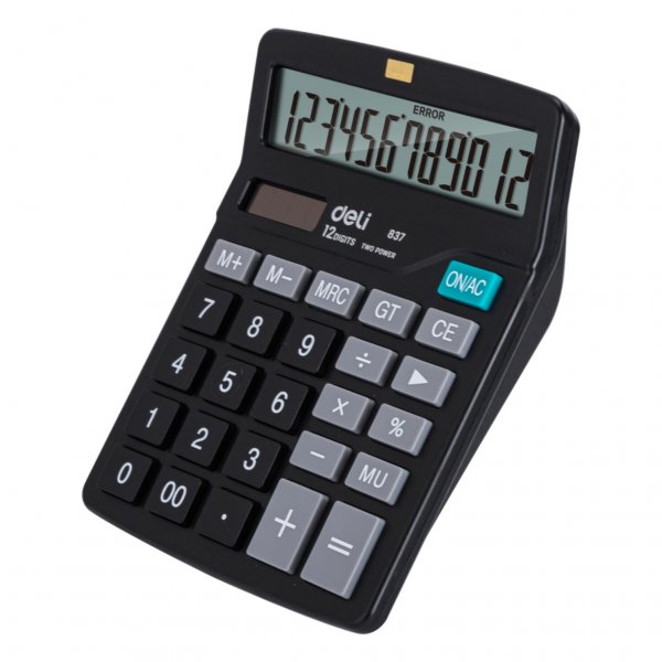 DELI EASY E837 CALCULATOR 12-DIGIT