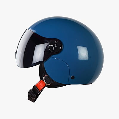 STEELBIRD SBH-16 REX GLOSSY BLUE C/V (M)